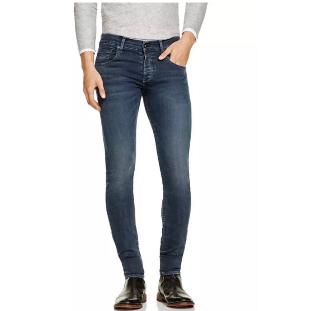 Rag & Bone Standard Issue Fit 1 Extra Slim Fit Jeans in Snap Color Size 31 x 32